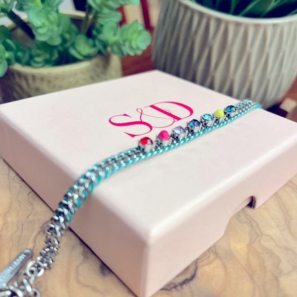 Stella & Dot Rainbow Friendship Bracelet, NWOT, colorful! - Picture 7 of 11